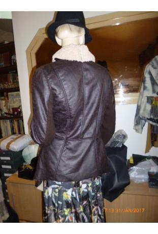 KOSMIKA : veste/blouson bimatière modèle ORAZIO - collection automne/hiver 2016 