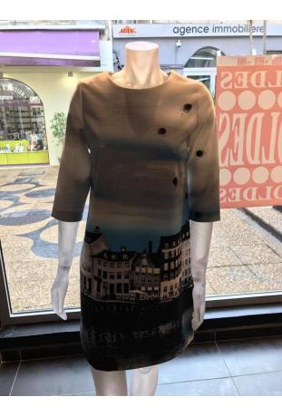 COP COPINE : robe imprimé modèle PADDLE - collection printemps/été 2017