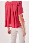 COP COPINE : top avec détails plissés modèle TENDRE - collection printemps/été 2017