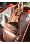VANESSA WU : sandales compensées roses ref SD1603RS - collection printemps/été 2017