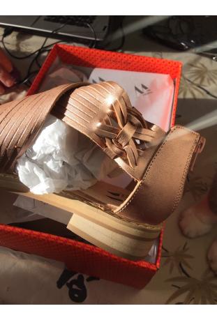 VANESSA WU : sandales plates multibrides roses SD1244RS - collection printemps/été 2017