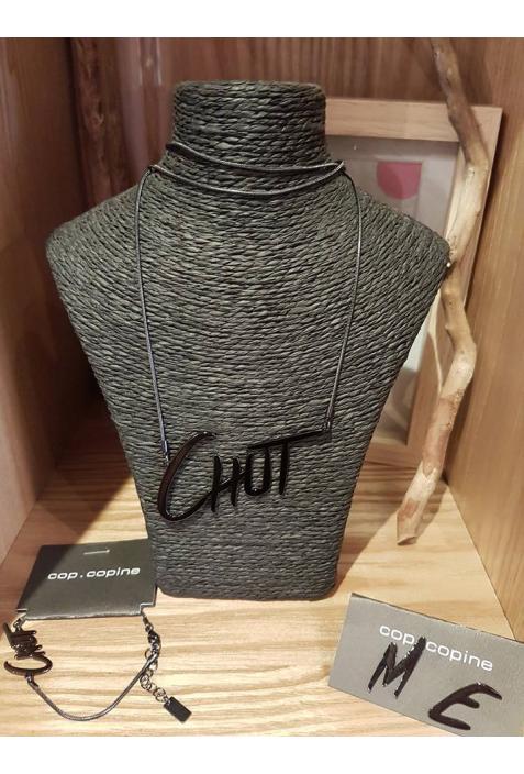 COP COPINE : boucle d'oreilles lettres modèle EH - collection automne/hiver 2017-2018