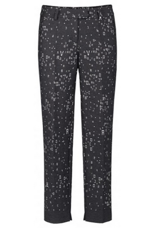 COP COPINE : pantalon en jacquard stretch modèle DISEGNO - collection automne/hiver 2017-2018