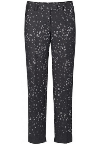 COP COPINE : pantalon en jacquard stretch modèle DISEGNO - collection automne/hiver 2017-2018