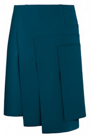 COP COPINE : jupe à pans asymétriques modèle METRAGE - collection automne/hiver 2017-2018