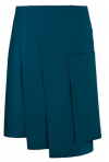 COP COPINE : jupe à pans asymétriques modèle METRAGE - collection automne/hiver 2017-2018