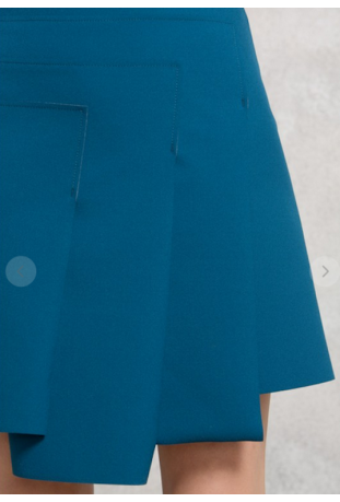 COP COPINE : jupe à pans asymétriques modèle METRAGE - collection automne/hiver 2017-2018