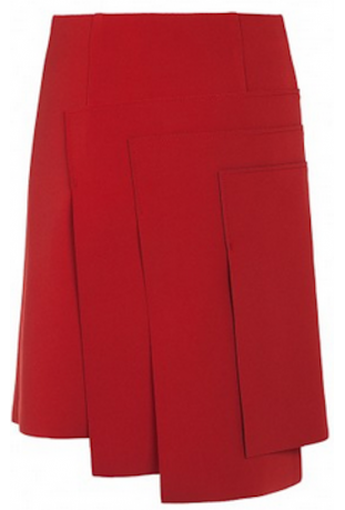 COP COPINE : jupe à pans asymétriques modèle METRAGE - collection automne/hiver 2017-2018