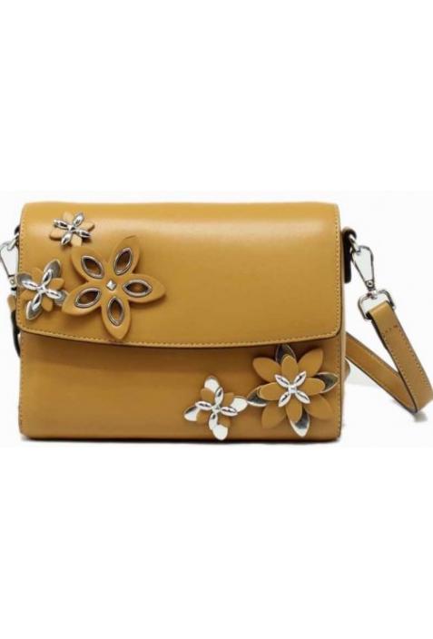 TOM&EVA HIVER 2017-018 : Mini Sac à Rabat Bandoulière Décorées Fleurs en Relief 17E-1843