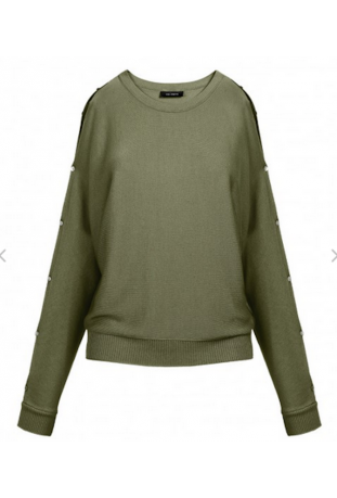 COP COPINE ETE 2018 : pull à manches boutonnées modèle HERBE