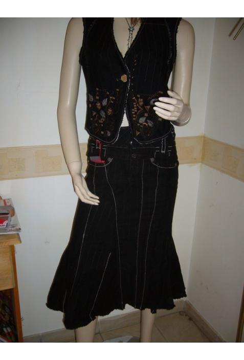 twin set skirt + Vest grandfather
