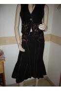 twin set skirt + Vest grandfather
