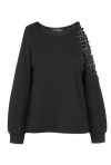 COP COPINE : HIVER 2018-2019 : sweat épaule dénudée modèle BULGARIE