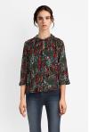 GRACE & MILA HIVER 2018- 2019 : blouse imprimé jungle modèle RAVIOLI