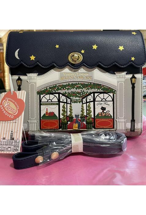 VENDULA LONDON : Sac à main «boîte » modèle REGENTS ARCADE - collection hiver 2020/2021