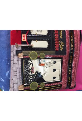 VENDULA LONDON 2019 : pochette bandoulière modèle PIANO BAR