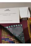 Foulard HERMES intitulé "RENDEZ-VOUS AU 24 " neuf avec certificat dans sa boîte !
