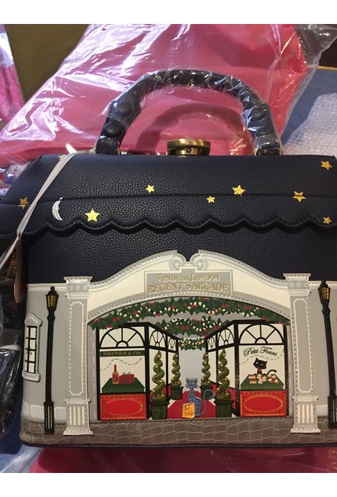 VENDULA LONDON : handbag « grab bag » REGENTS ARCADE model - collection winter 2020-2021 - rare !