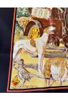 Foulard Hermès intitulé "Concours d'élégance - 1885 - limousines - EXTREMEMENT RARE ET RECHERCHE !