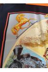 Foulard Hermès intitulé "Concours d'élégance - 1885 - limousines - EXTREMEMENT RARE ET RECHERCHE !