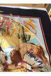 Foulard Hermès intitulé "Concours d'élégance - 1885 - limousines - EXTREMEMENT RARE ET RECHERCHE !