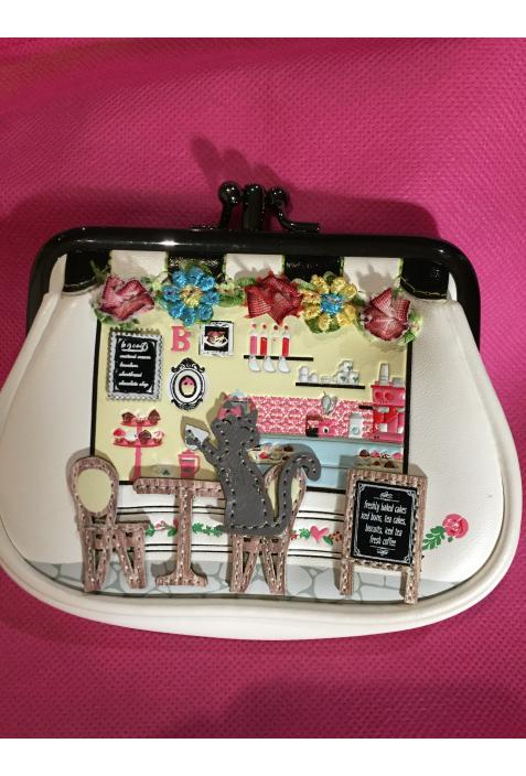 VENDULA LONDON 2019 : porte-monnaie "clip" modèle THE BISCUIT SHOP - rare !