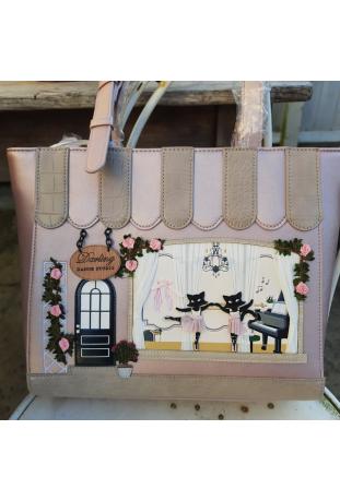 VENDULA LONDON 2021 : sac a main « shopper »  modèle  DARLING DANCE STUDIO - collection printemps/été 2021