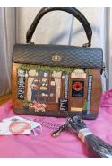 VENDULA LONDON : handbag « Grace bag » WINTER CAFE model - collection winter 2019-2020 - rare !