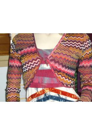 ENSEMBLE robe STQ rubans velours + BOLERO