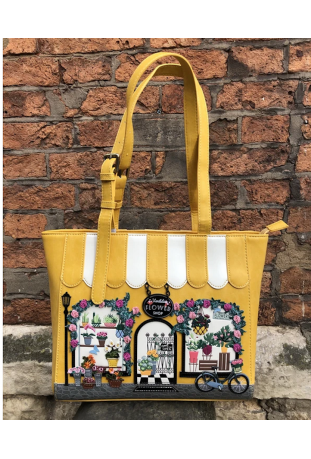VENDULA LONDON 2020 : sac à main "tote bag" VENDULA FLOWER SHOP