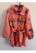 Manteau d’été/trench Louise Della série « Les abstraits de Louise » - nouveauté boutique