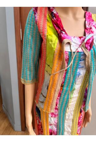 LOUISE DELLA : ensemble robe + cardigan " - collection printemps/été - nouveauté boutique