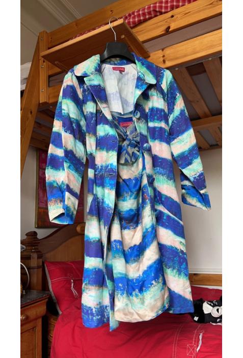 LOUISE DELLA : ensemble robe + manteau d'été " - collection printemps/été - nouveauté boutique