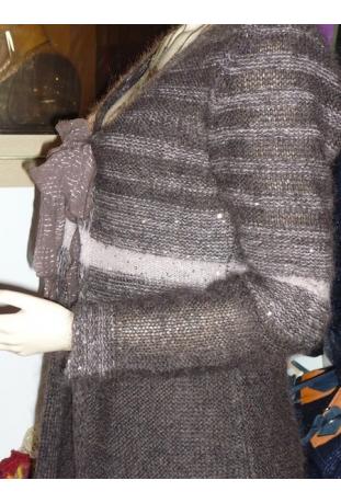 LOUISE DELLA : ensemble modèle "CHOCOLAT" - collection automne/hiver 2011-2012