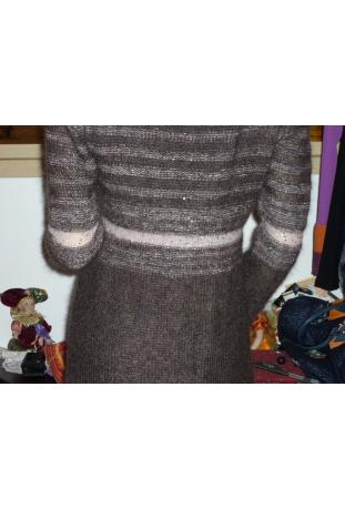 LOUISE DELLA : ensemble modèle "CHOCOLAT" - collection automne/hiver 2011-2012