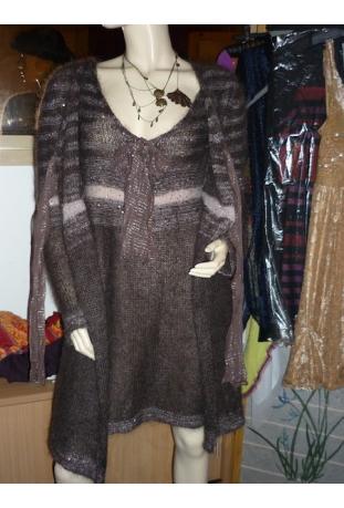 LOUISE DELLA : ensemble modèle "CHOCOLAT" - collection automne/hiver 2011-2012