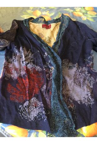 LOUISE DELLA : veste modèle "TOURBILLON"