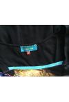 LOUISE DELLA : robe soie et tricot modal dessin exclusif "LES ABSTRAITS DE LOUISE"