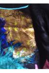 LOUISE DELLA : robe soie et tricot modal dessin exclusif "LES ABSTRAITS DE LOUISE"