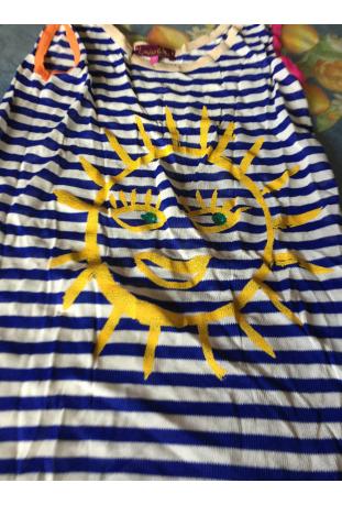 LOUISE DELLA : robe d'été "les marines de" - collection printemps/été - nouveauté