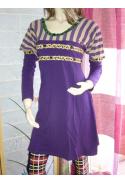 purple dress Pianurastudio collection 08/09