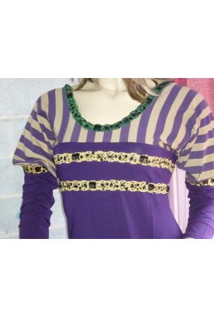 purple dress Pianurastudio collection 08/09