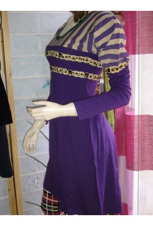 purple dress Pianurastudio collection 08/09