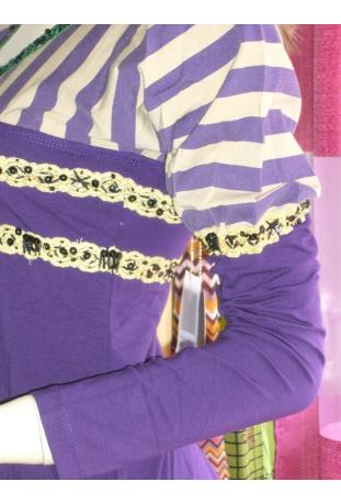 purple dress Pianurastudio collection 08/09