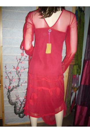 Automne 2009 : robe cocktail STQ rouge (année 2008)