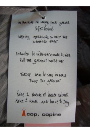 Top modèle « Infini » - collection printemps/été 2011