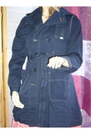 trench coat DIESEL bleu marine 2009